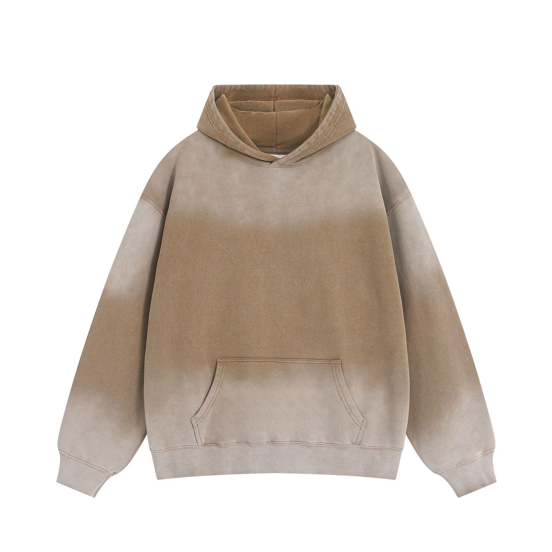 Новинка в ретро-толстовке с капюшоном градиентная снежинка худи 2XL 8959₽