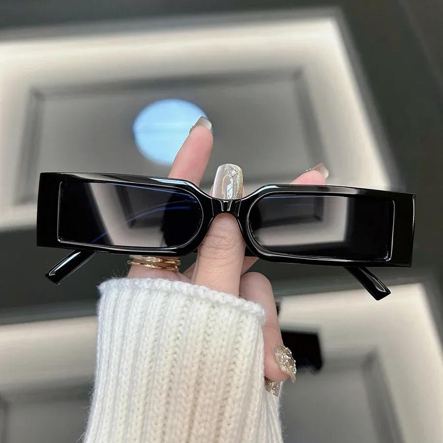 Fashion Women Men Square Sunglasses Retro Cat Eye Vintage Black Sun Glasses Female Male Eyewear
