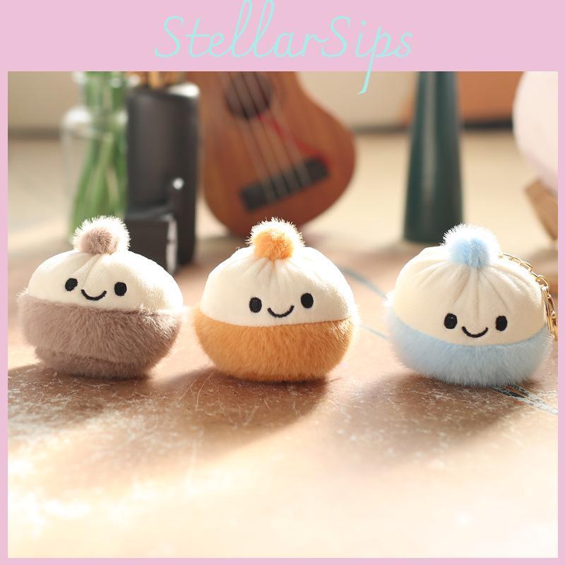 Delightful Fluffy Mini Bun Plush Toy Keychain Perfect For Gifts And Use Personal