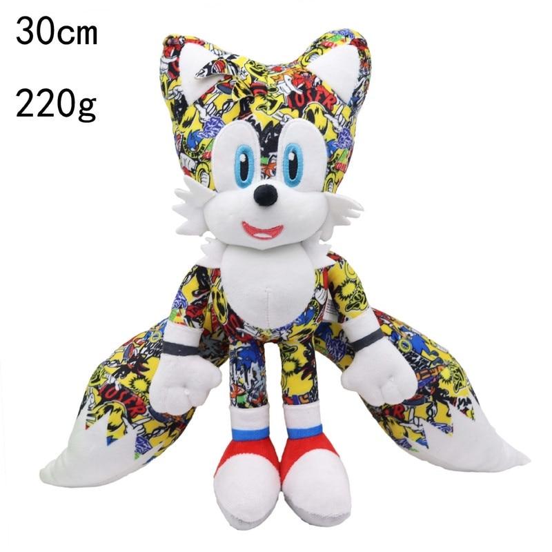 Peluche di Sonic the Hedgehog Beizhisi da 40 cm, Design Anime, Morbido e Coccoloso, Regalo Perfetto per Bambini