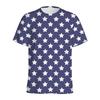 Colorful Star Graphic T-shirt For Men 3D Printed Pentagram T Shirt Casual Tops Short Sleeves Street Loose Round Neck Tee Shirts