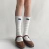 English Letters Calf Socks High Tube Knitted Stocking Fashion Knee-high Socks  Winter