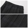ZOMOZO High School Girl Uniform Cosplay JK Pleated Checkered Perfect for Photo Cultural White and Skirt 3-Piece Set, Skirt, Skirt, Skirt, Campus,