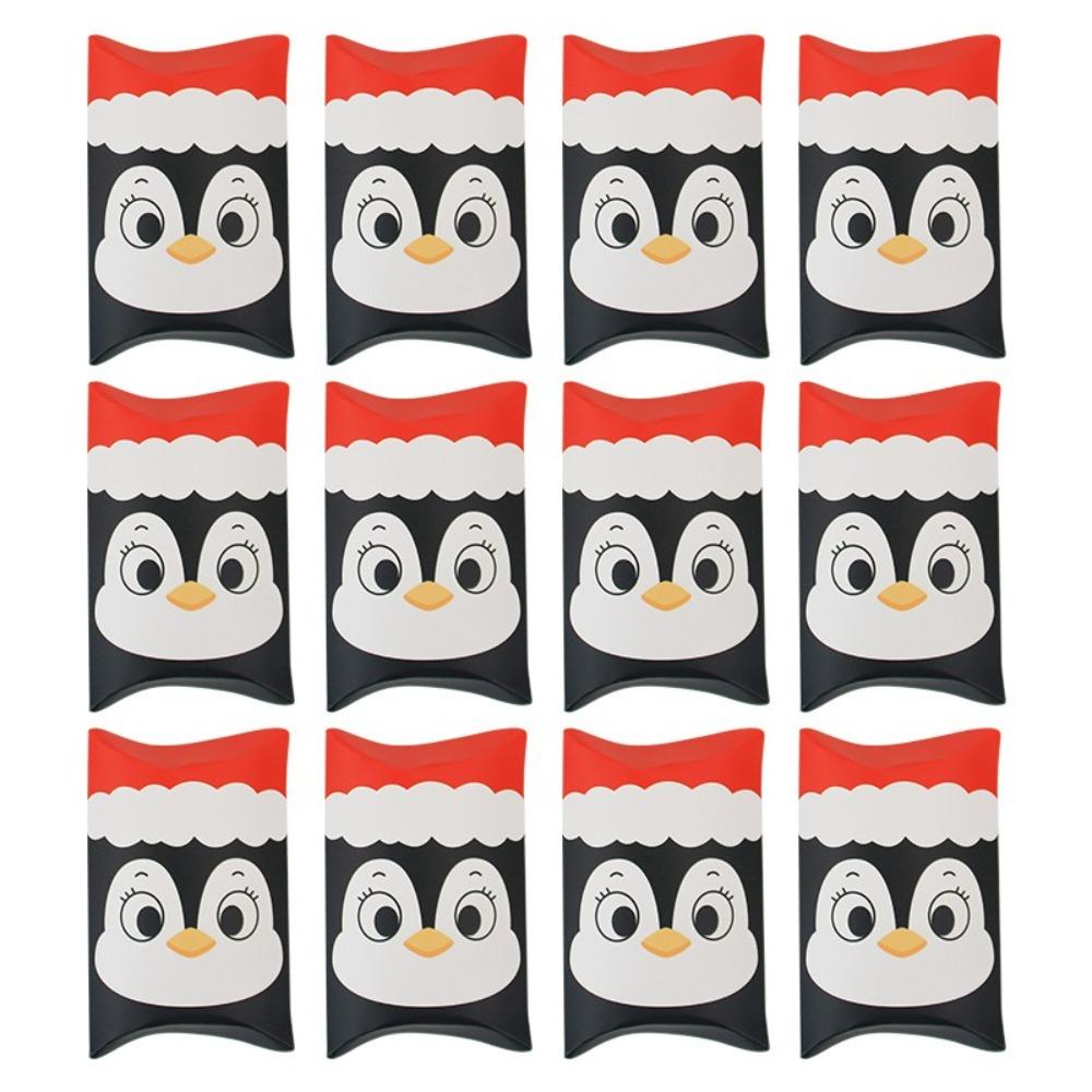 10PCS Handheld Candy Boxes Bags Merry Christmas Christmas Gift Bag  New Year Party Favors