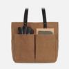 6 Pocket 3 Way Tote Bag_Waxed Canvas ( Camel )