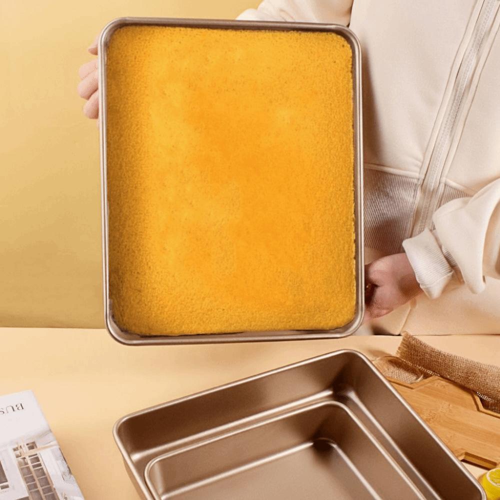 Thickened Carbon Steel Square Baking Pan Multisize Bakeware Tools Cake Mold Tray  Pizza Bread