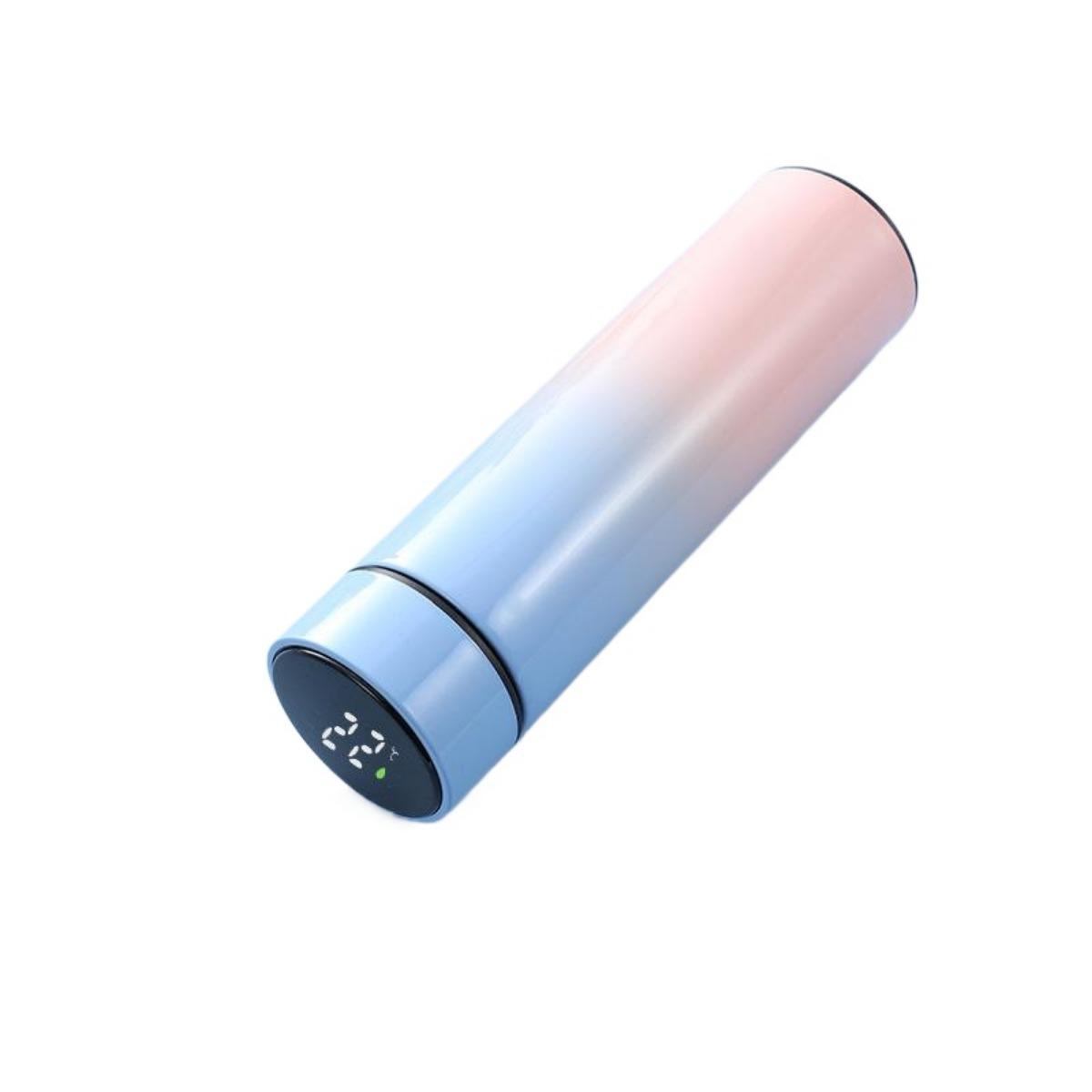 

Інтелектуальний термос з нержавіючої сталі, дисплей температури, розумна пляшка з водою, вакуумні колби, чашка для кави синій