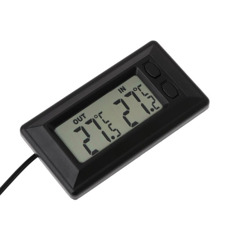 Car Digital Thermometer for Car Houses Offices Workshops with 1.5m Cable