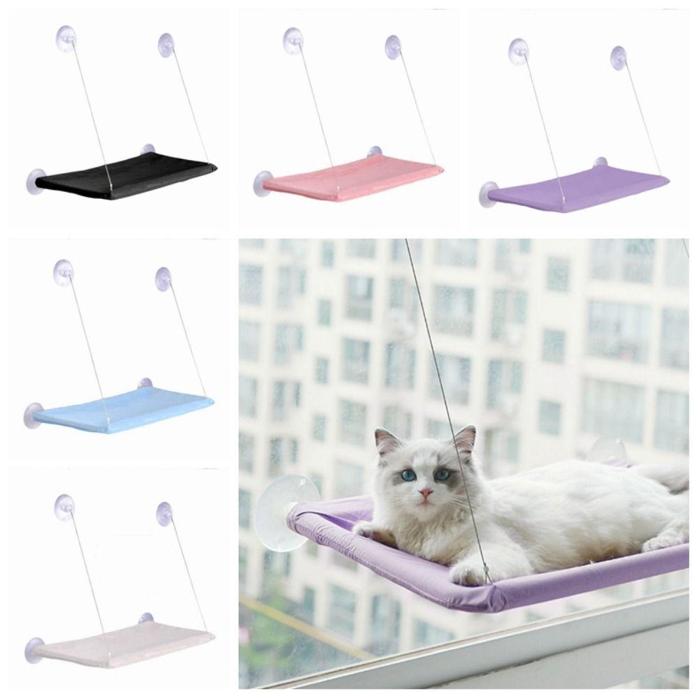 Stable Cat Hanging Bed Creative Cat Window Hammock Cat Shelves Suction Cup Cat Nest  Pet Supplies
