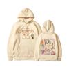 Men's and Women's Matching Fashion Casual Outfit Sweatsuit Long Sleeve Top Printed Hooded Sweatshirt
