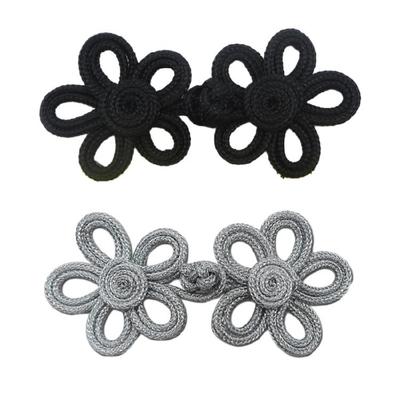 Fissaggi in Seta Dorata Bottoni a Rana Bottoni a Rana Forniture per la Realizzazione di Abbigliamento Fai da Te Decorazione