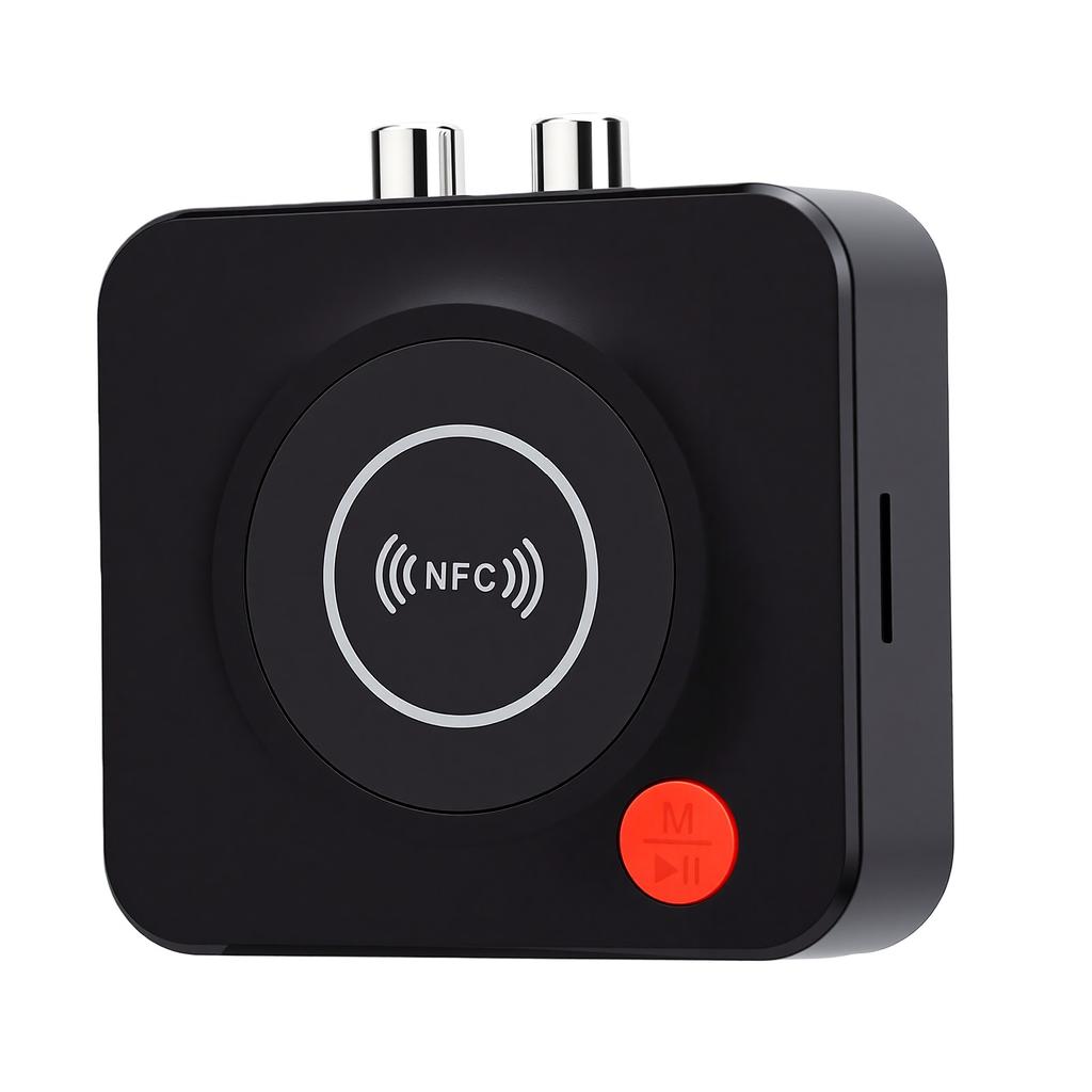 Bluetooth Receiver 3.5MM Interface NFC Quick Connect Car Bluetooth Receiver for Home Stereo Music Streaming Sound System