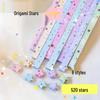 Lucky Star Origami Strips - DIY Cartoon Handmade Paper for Classmates' Creative Wishes