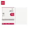 Deli NB5100-1 B5 26-Loch Lochpapier Nachfüllpackungen - 100 Seiten für Ringordner