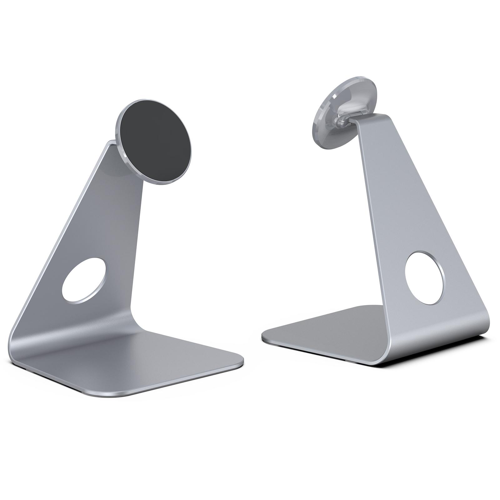 

R-JUST PB01-13 Aluminum Alloy Desktop Magnetic Stand L-shaped Non-slip Bracket for iPad iPhone 12/13 Black
