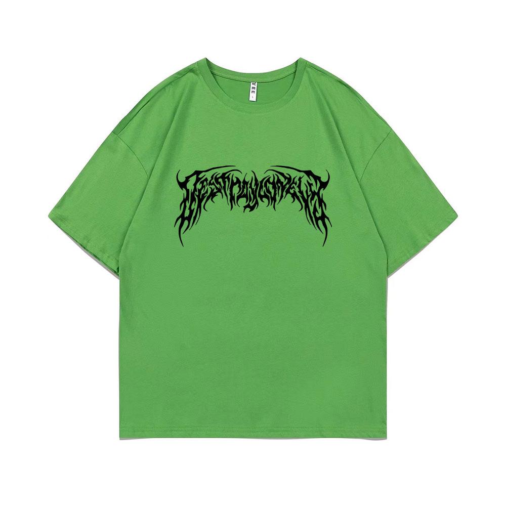 

Rapper Destroy Lonely Logo Print T Shirt Man Oversized Cotton T-shirt Men Hip Hop Rock Punk Tshirt Short Sleeve Male Streetwear 2XL