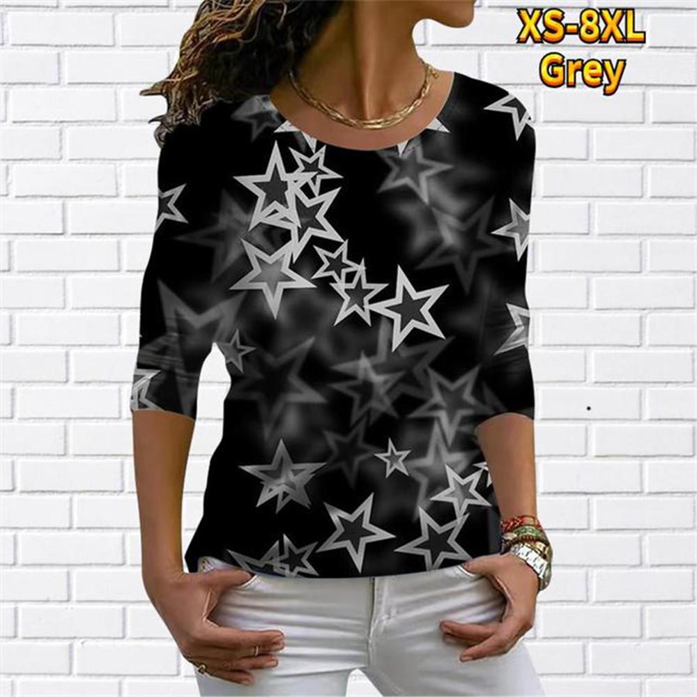 Футболка с цифровой 3D-печатью для женщин 2023 года — фото 14