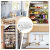 Freezer Organizer Bins Clear Compartment Fridge Shelf Refrigerator Organizer With Rollers Multi-functional Adjustable Kitchen