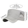 Breathable Baseball Cap Quick-drying Peaked Cap Fashion Flat Top Hat  Spring Summer