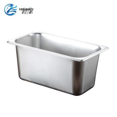 KAZHI 1/3 Size Stainless Steel Food Pan with Lid