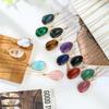 1 Stück Naturstein Unregelmäßiger Anhänger Halskette Rosa Kristall Amethyst Tigerauge Halskette Anhänger für Damen Paar Schmuck Geschenk