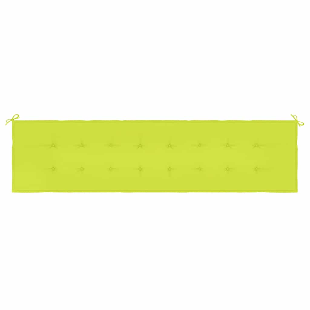 Garden Bench Cushion Light Green 200x50x4 cm Oxford Fabric