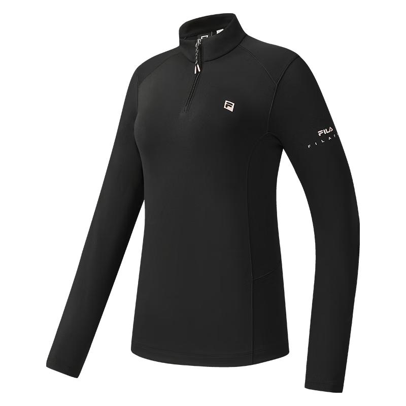 FILA Women's Fleece Half-Zip Training Long-Sleeve Top