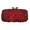 Mouth Pattern Crystal Evening Clutch Bag WHTUOHENG Blue/Green/Pink Women Diamond Wedding Purses Minaudiere Rhinestone Handbags