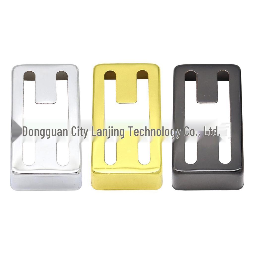 H-Style & I-Style 6-String Electric Guitar Pickup Covers: Brass LP & Humbucker