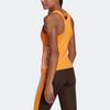 Adidas Logo Print Fitness Sleeveless Sports Tank Top Women Tops Orange HZ6952