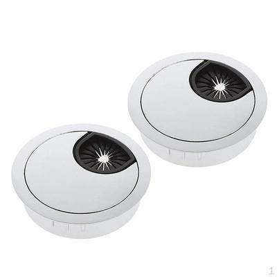 Pack Cable Desk Grommet Cover - 60mm