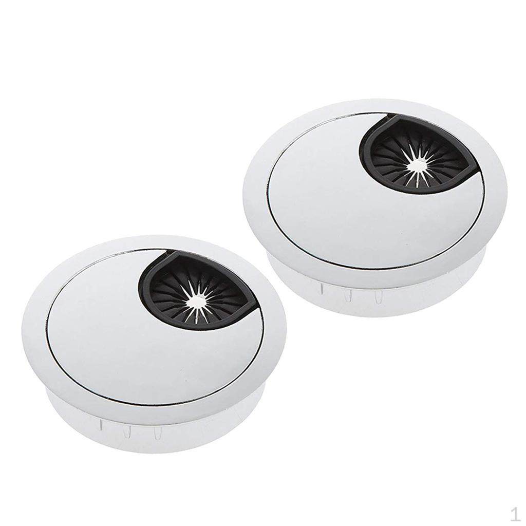 Pack Cable Desk Grommet Cover - 60mm