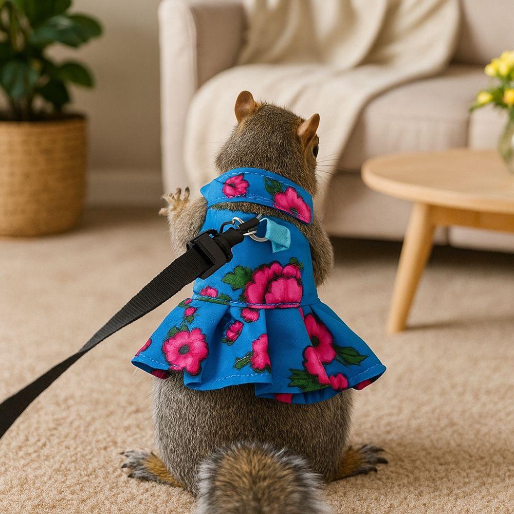 Soft Reptile Harness Dress Adjustable Reptile Walking Leash  Take Pictures