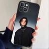 Hot E-ATEEZ Kpop Phone Case For iPhone 16,15,14,13,12,17,Pro Max,Plus Silicone Black Case