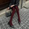 Women's Tights Slim Stockings Pantyhose Super Elastic Large Size Leggings Red Women's Sexy Tights Spring Autumn Winter