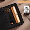 Luxury Conical Burr Hand-Crank Coffee Grinder for Italian Drip Coffee and Hand-Pour Brewing