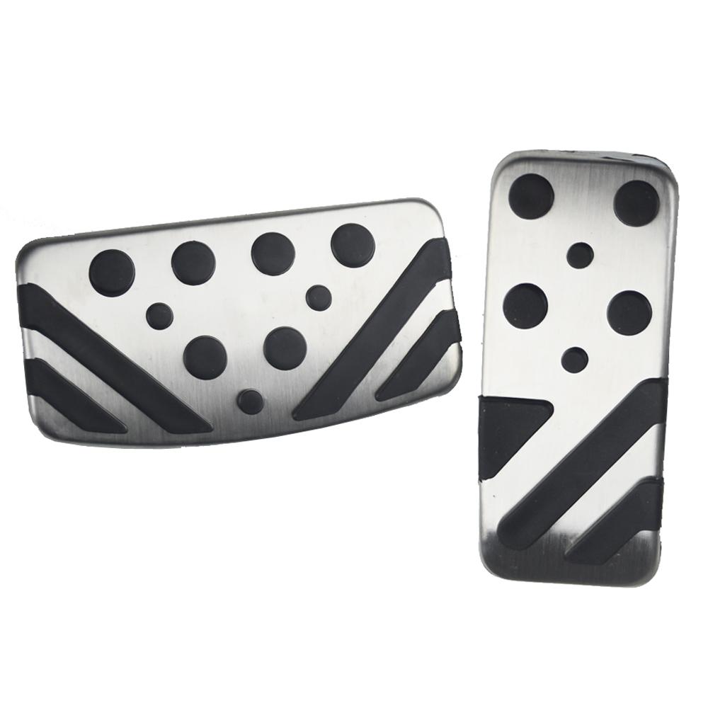 

Car Foot Pedals Cover For Mitsubishi Lancer EX Galant Fortis Proton Pira 2008~2017 Accelerator Brake Non-Slip Pedal Pad AT MT 2 pcs