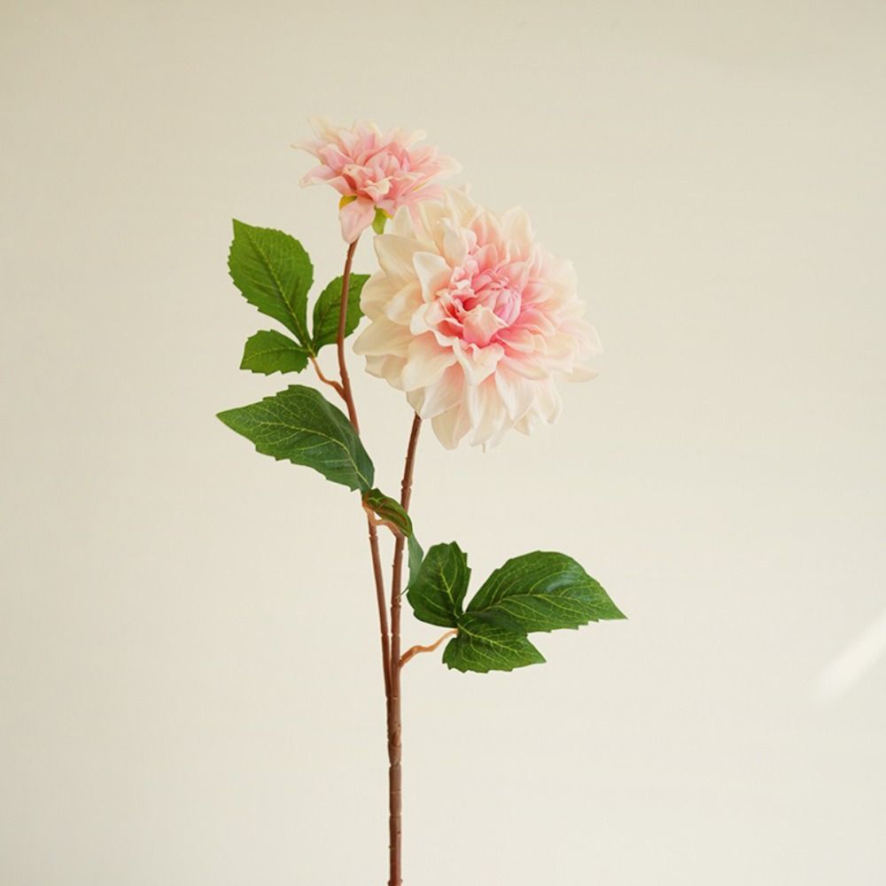 Colorful Artificial Dahlia Flower Handmade Floral Arrangement Material Silk Dahlia Branch Simulation Dahlia Home Decor