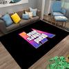 Grand Theft Auto Logo Rug for Gamers Suitable for Use As an Anti-slip Game Mat for Living Room and Bedroom Sofas