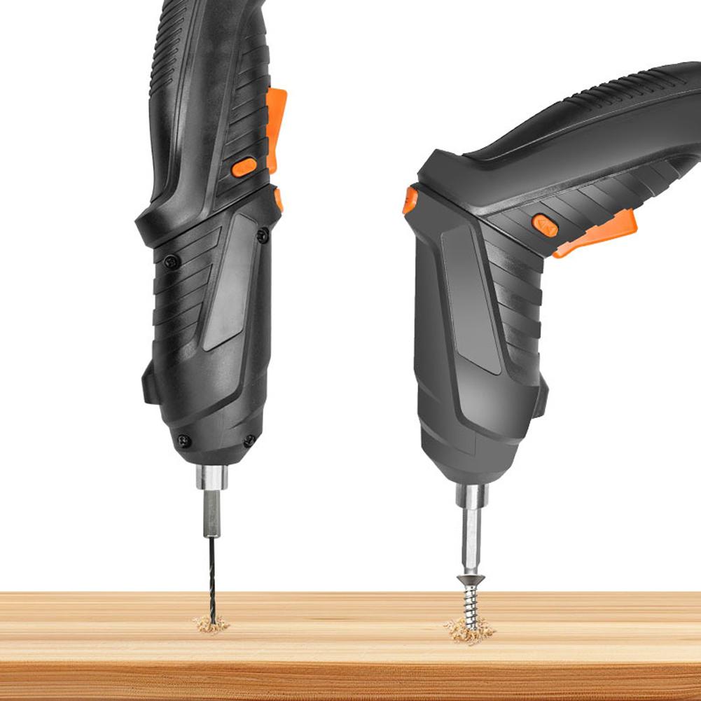 

Cordless Screwdriver with Driver Bit Set Rechargeable Electric Screwdriver with Rotating Handle LED Light China Mainland