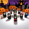 Gothic Grim Reaper Skeleton Figurine Adorable Small Resin Statue Desktop Decor for Study Bedroom Gothic Enthusiasts Gift