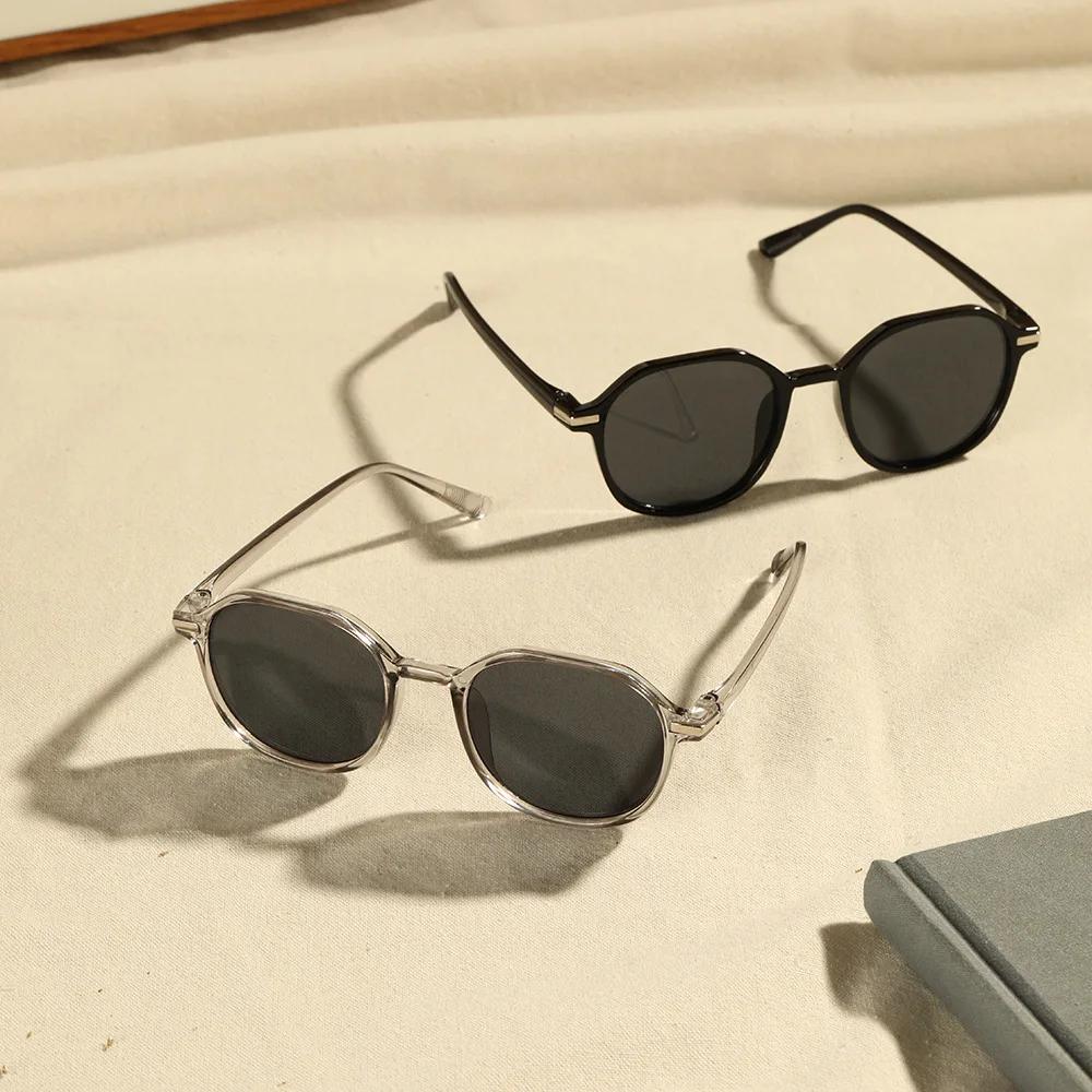 Retro Sunglasses Men Women Popular Square Oval Sun Glasses Ladies Black Eyeglasses Driver Goggles UV400 Mirror