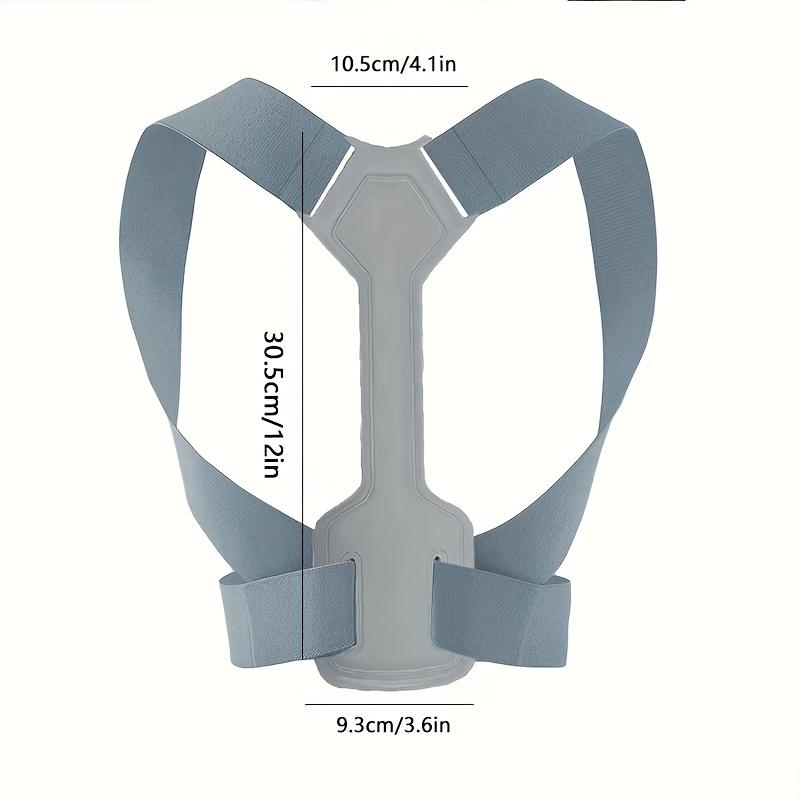 1pc Posture Invisible Adjustable Keel Back & Shoulder Alignment Strap, Breathable Mesh Ergonomic Daily Wear Posture Trainer