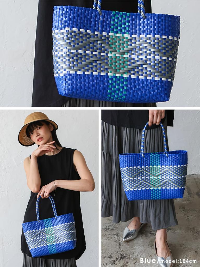 VITAFELICE Mercado Tote Bag (S) Women's, nsb-30304p (Blue)
