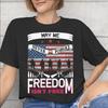 Unisex WoUnisex May We Never Forget Freedom Isnt Free Shirt Pure Cotton Graphic Printing Tee Shirts Clothing Outfits