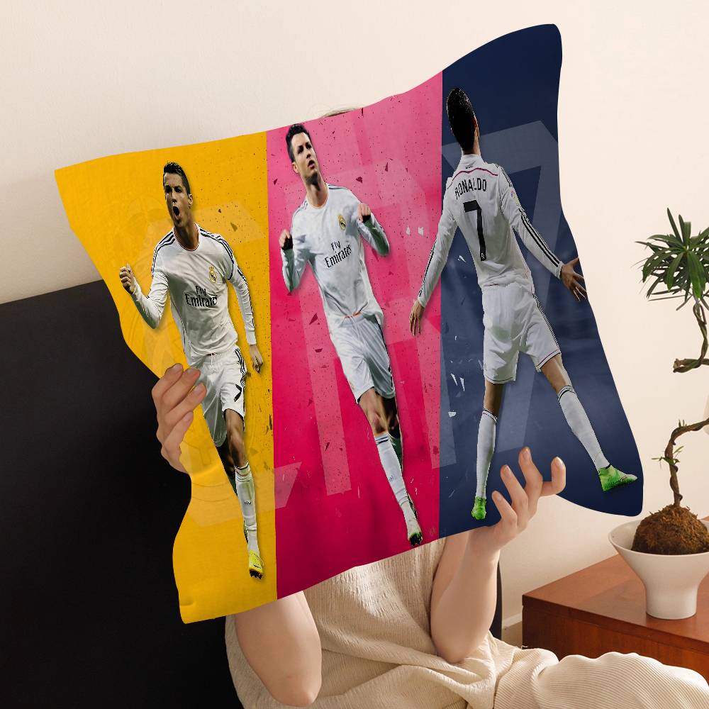 Football Star Number Personalized Pillow Cover Kids Bedroom Wild Party Decor Pillowcase kid Birthday shower Gift