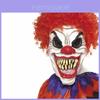 Máscara de Palhaço de Terror em Látex Halloween Festa de Natal Adereços para Role Play Fantasia Assustadora