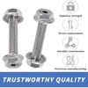 Studs Kit Exhaust Studs and Nuts Kit Compatible with 4.6L 5.4L Studs and Nu