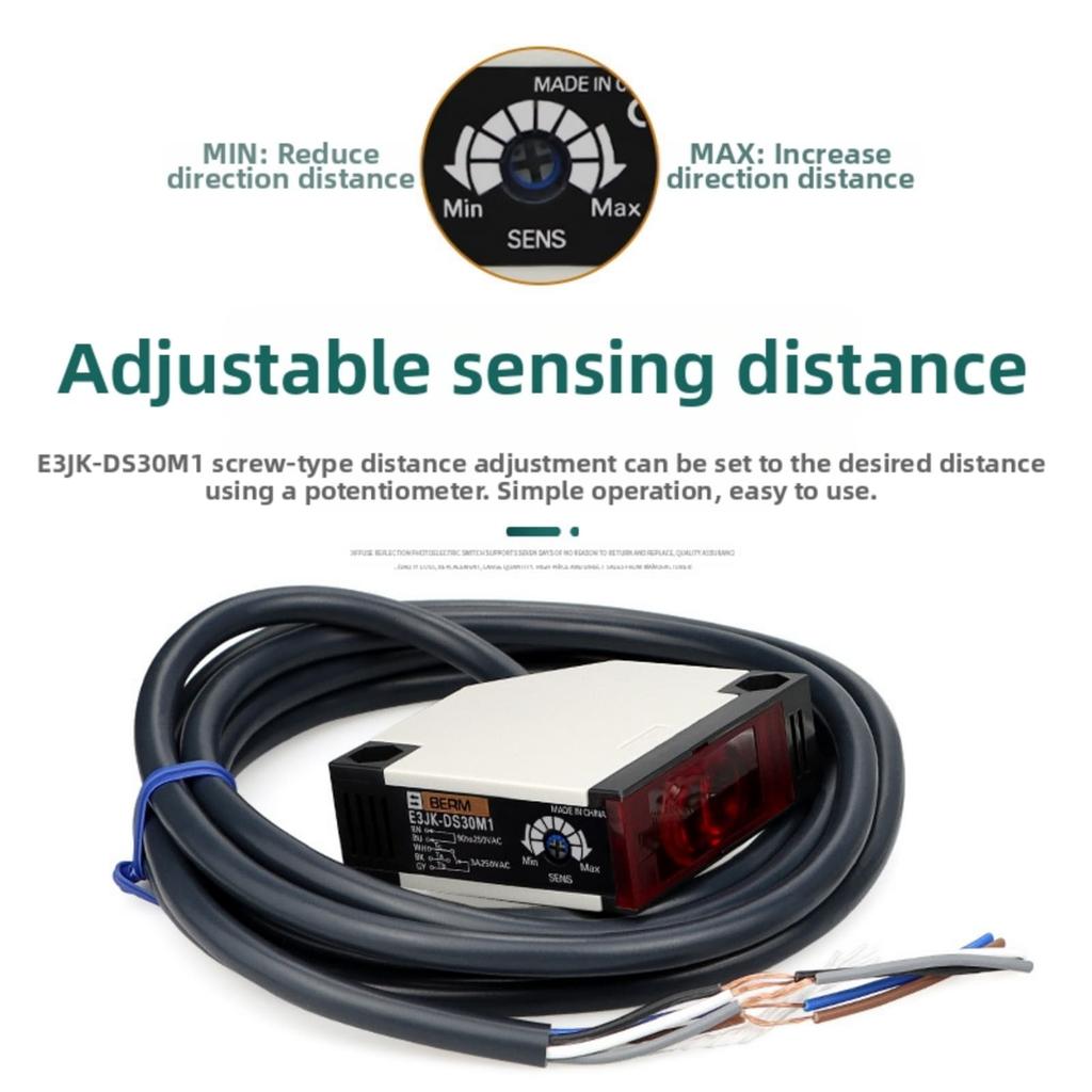 Infrared Sensor Photoelectric Switch with Delay and Expansion Functions for Object Detection in Automation Systems AC 90 250V