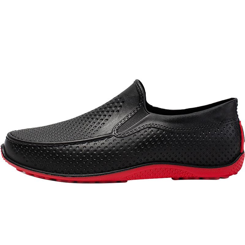 Men's Low-Top Non-Slip Waterproof Rain Boots for Fishing, Men/Women/Teenagers Rubber Shoes